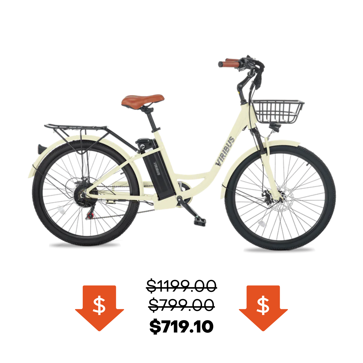 Viribus Breeze Step-Thru Electric Bike