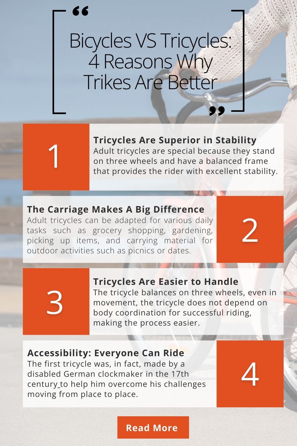 Viribus Bikes - BICYCLES VS TRICYCLES: 4 REASONS WHY TRIKES ARE BETTER